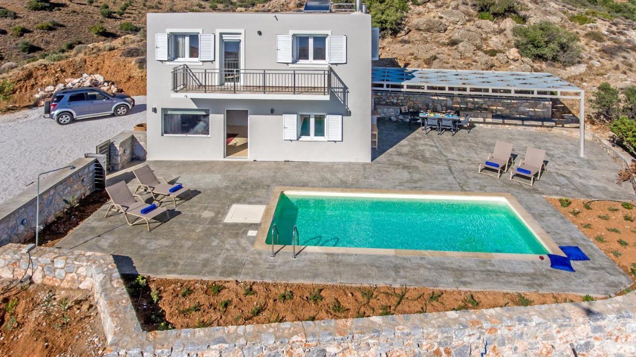 איה גליני Tranquil Sea View Villa With Private Pool, Just 2Km From The Beach! מראה חיצוני תמונה