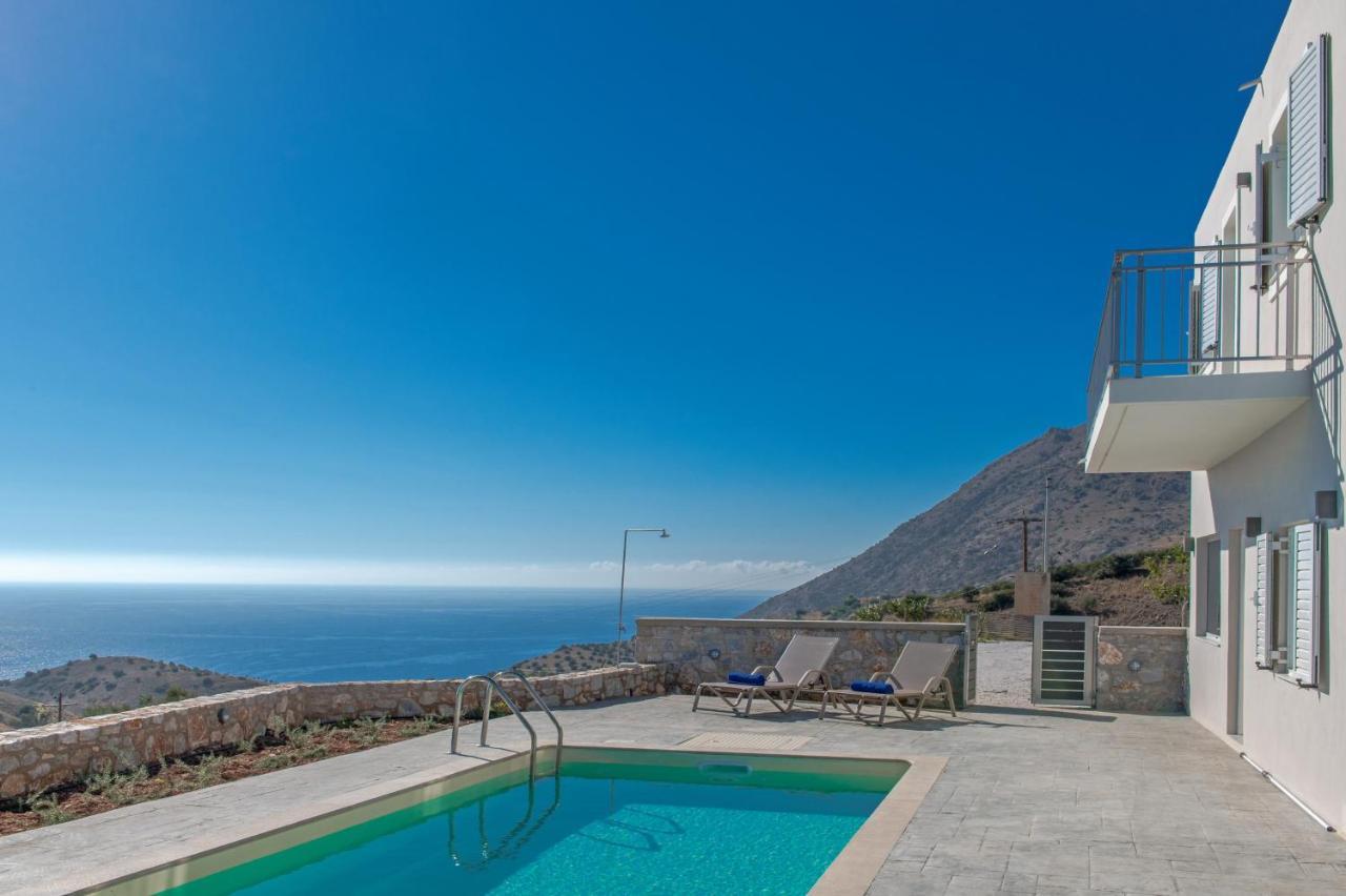 איה גליני Tranquil Sea View Villa With Private Pool, Just 2Km From The Beach! מראה חיצוני תמונה