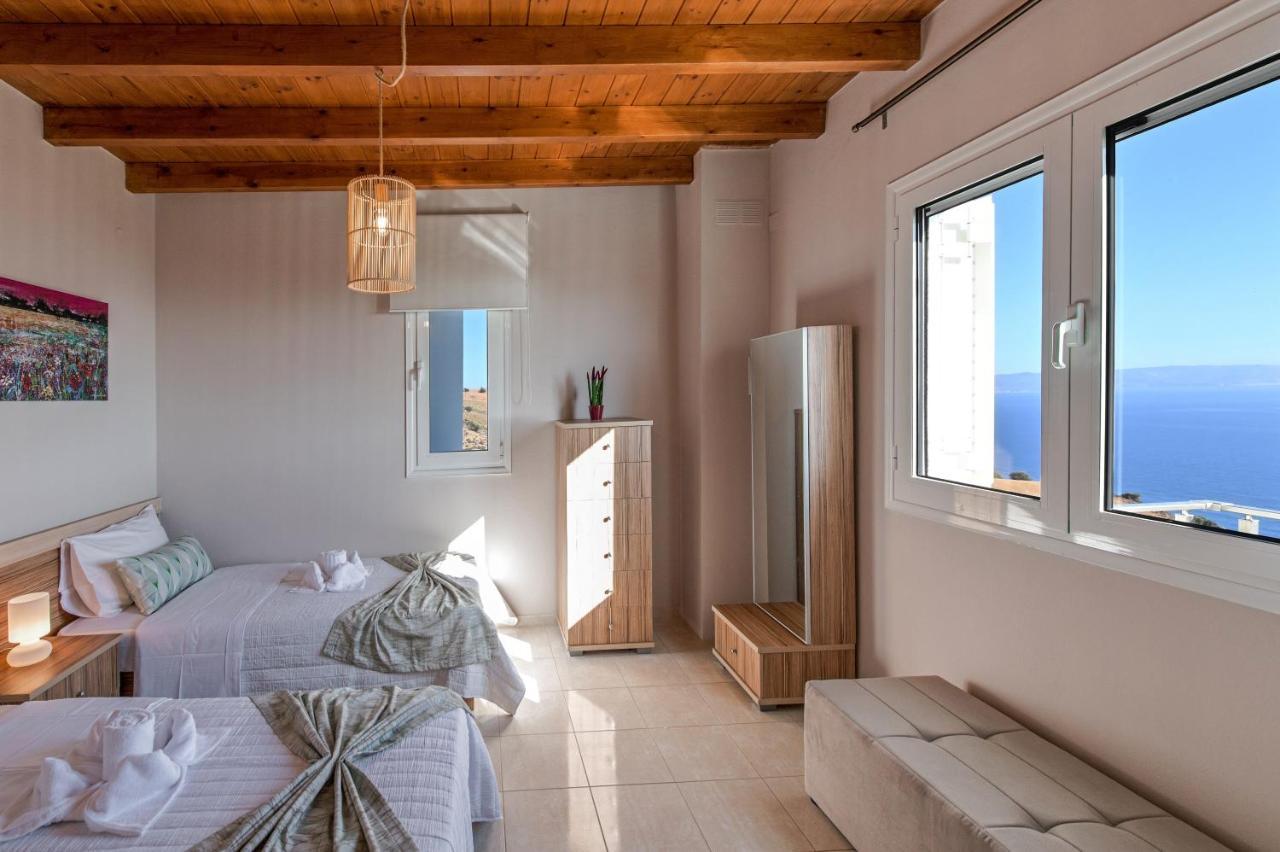 איה גליני Tranquil Sea View Villa With Private Pool, Just 2Km From The Beach! מראה חיצוני תמונה
