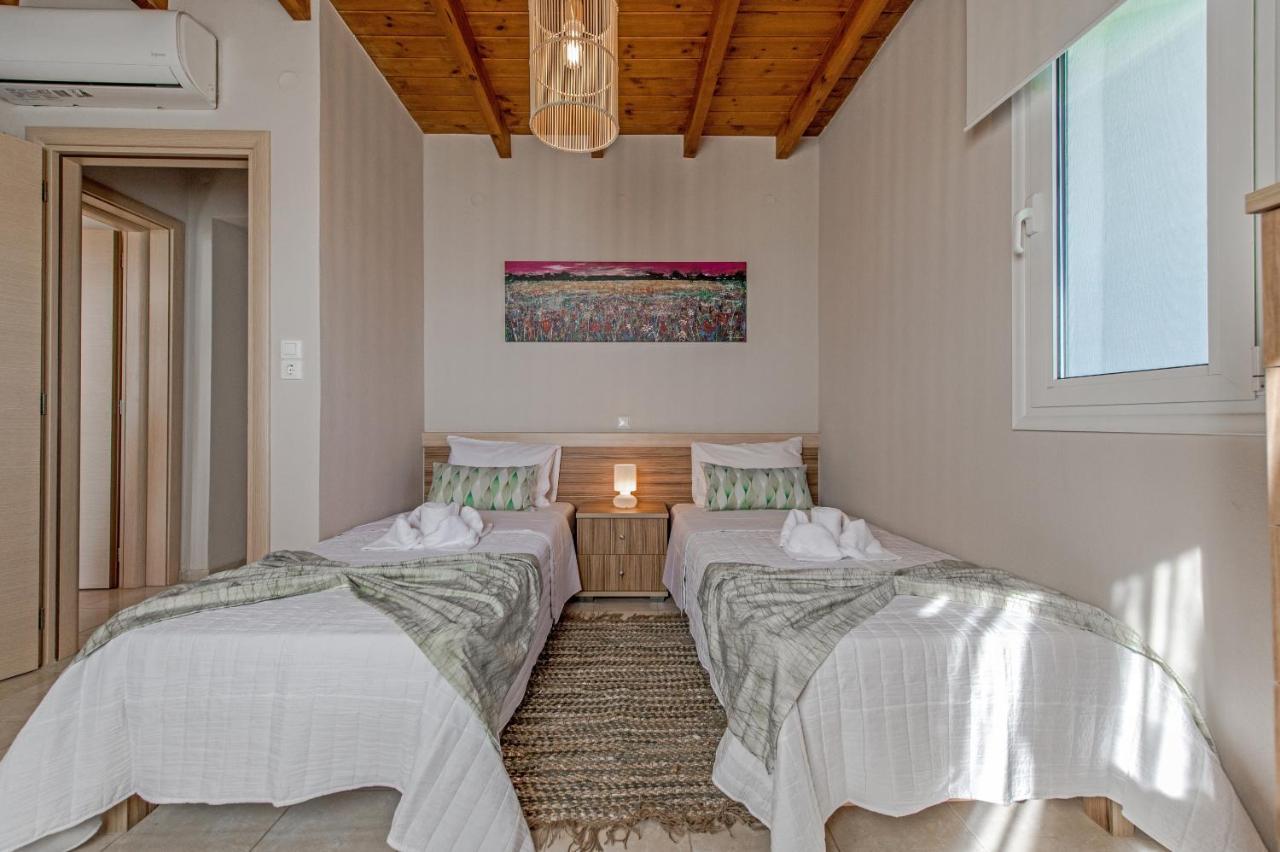 איה גליני Tranquil Sea View Villa With Private Pool, Just 2Km From The Beach! מראה חיצוני תמונה