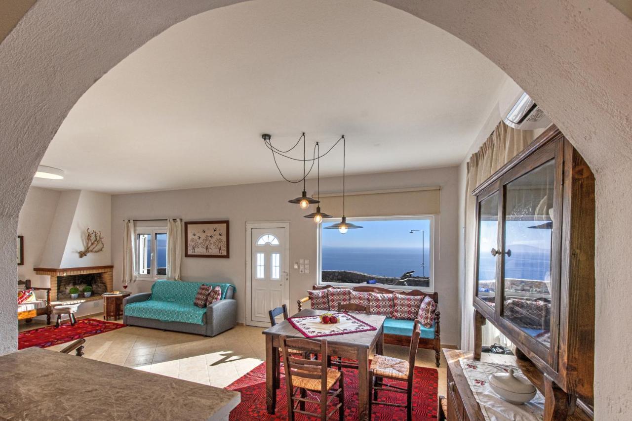 איה גליני Tranquil Sea View Villa With Private Pool, Just 2Km From The Beach! מראה חיצוני תמונה