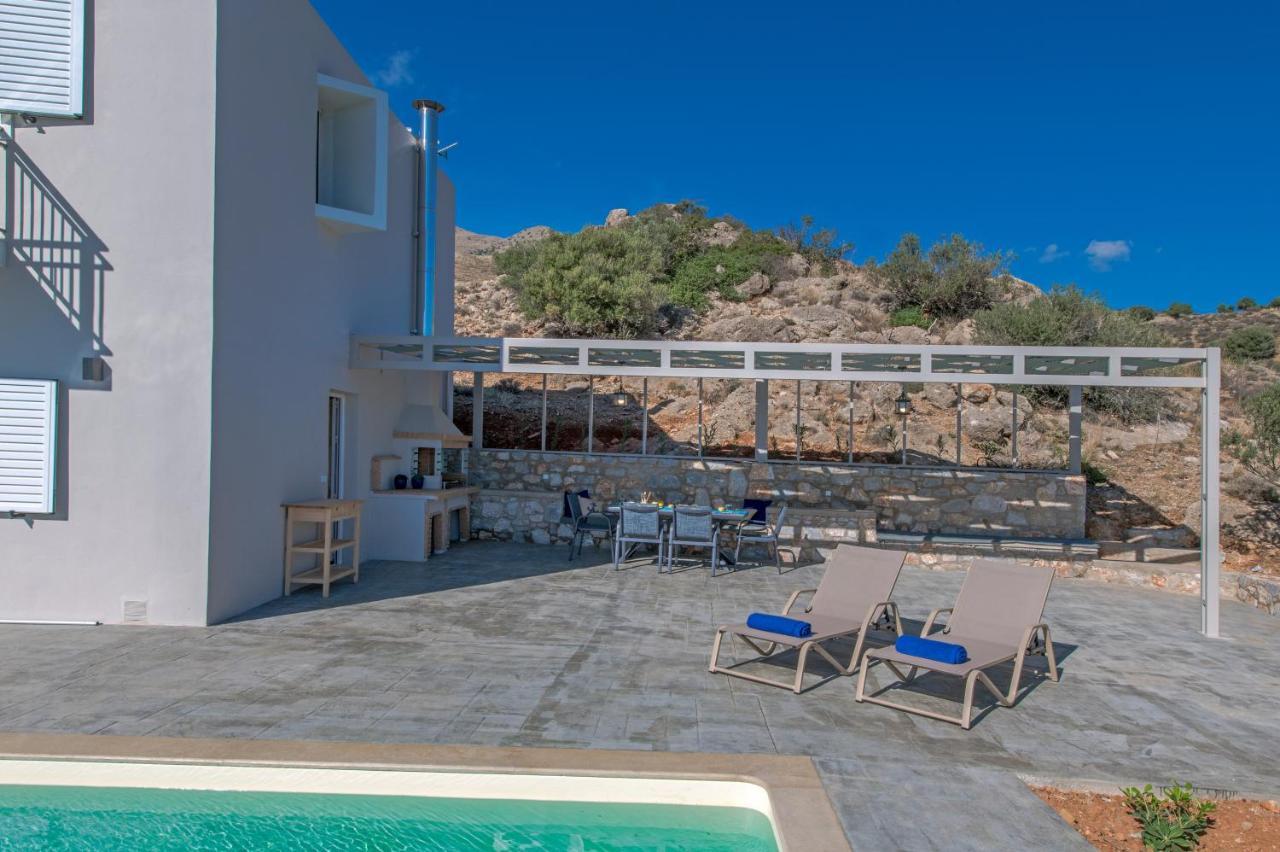 איה גליני Tranquil Sea View Villa With Private Pool, Just 2Km From The Beach! מראה חיצוני תמונה