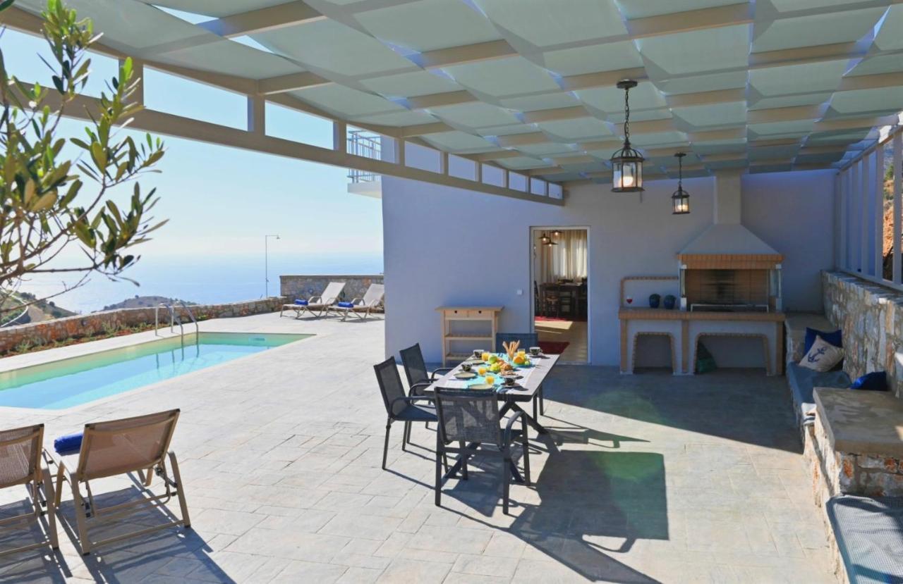 איה גליני Tranquil Sea View Villa With Private Pool, Just 2Km From The Beach! מראה חיצוני תמונה