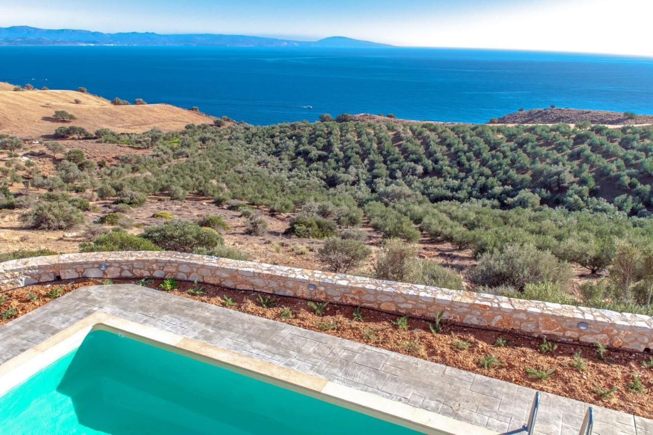 איה גליני Tranquil Sea View Villa With Private Pool, Just 2Km From The Beach! מראה חיצוני תמונה
