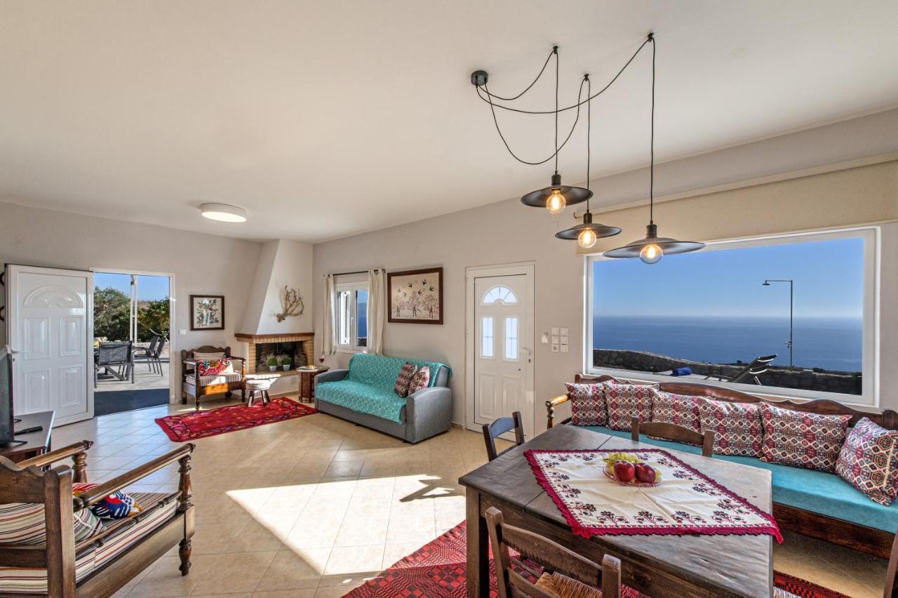 איה גליני Tranquil Sea View Villa With Private Pool, Just 2Km From The Beach! מראה חיצוני תמונה
